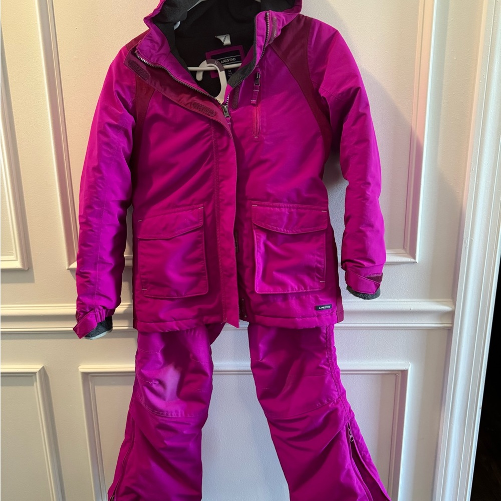 Lands end parka and snow pants - Picture 2 of 15